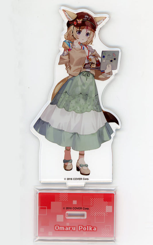 Polka Omaru Everyday Wear VTuber Hololive Acrylic Stand A Shiranui Construction Haneda Airport Garden Limited Acrylic Stands [USED]