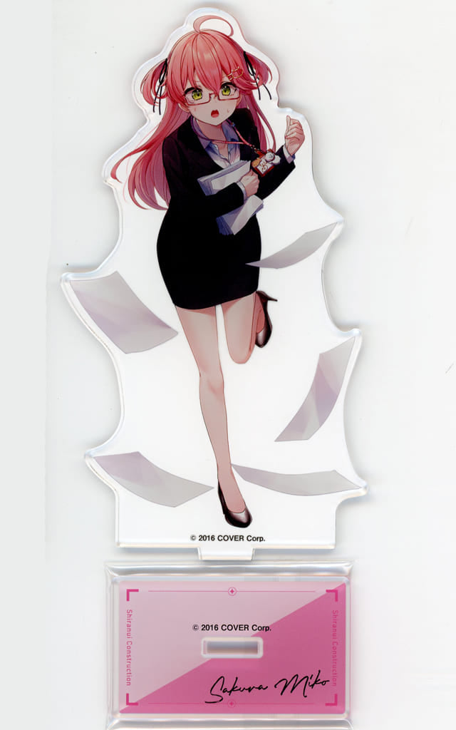 Sakura Miko Suit VTuber Hololive Acrylic Stand B Shiranui Construction Haneda Airport Garden Limited Acrylic Stands [USED]