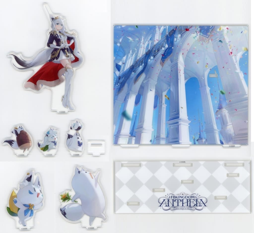 VTuber Hololive Shirakami Fubuki Acrylic Diorama Stand 1st Solo Live FBKINGDOM ANTHEM Exclusive Acrylic Stands [USED]