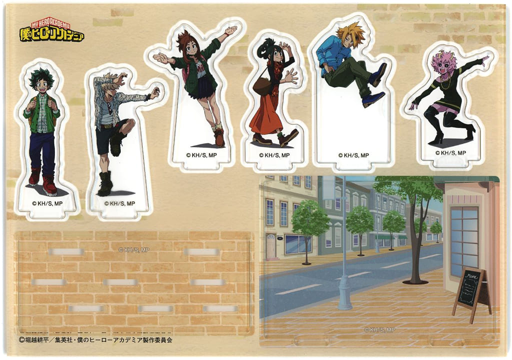 My Hero Academia Izuku Midoriya & Others B Color Cover Illustration Acrylic Diorama Acrylic Stands [USED]