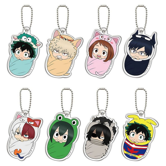 My Hero Academia Izuku Midoriya & Others Swaddle Charm All 8 Types Set Charm [USED]