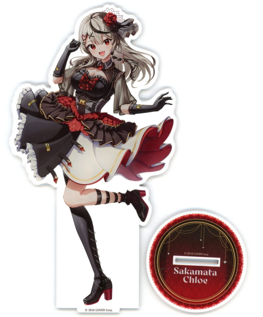 VTuber Hololive Sakamata Chloe Secret Society holoX Big Acrylic Stand Dress Ver. 7net Limited Acrylic Stands [USED]