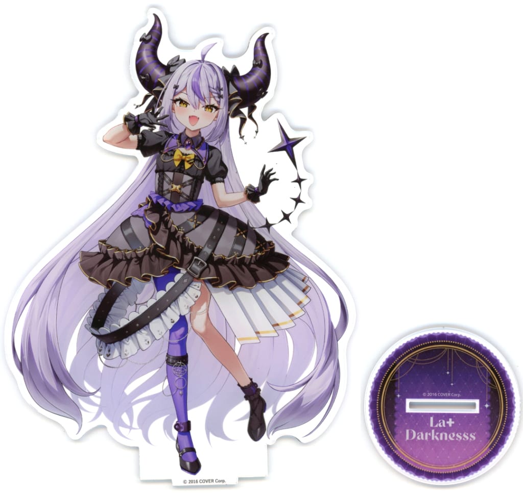 VTuber Hololive La+ Darknesss Secret Society holoX Big Acrylic Stand Dress Ver. 7net Limited Acrylic Stands [USED]