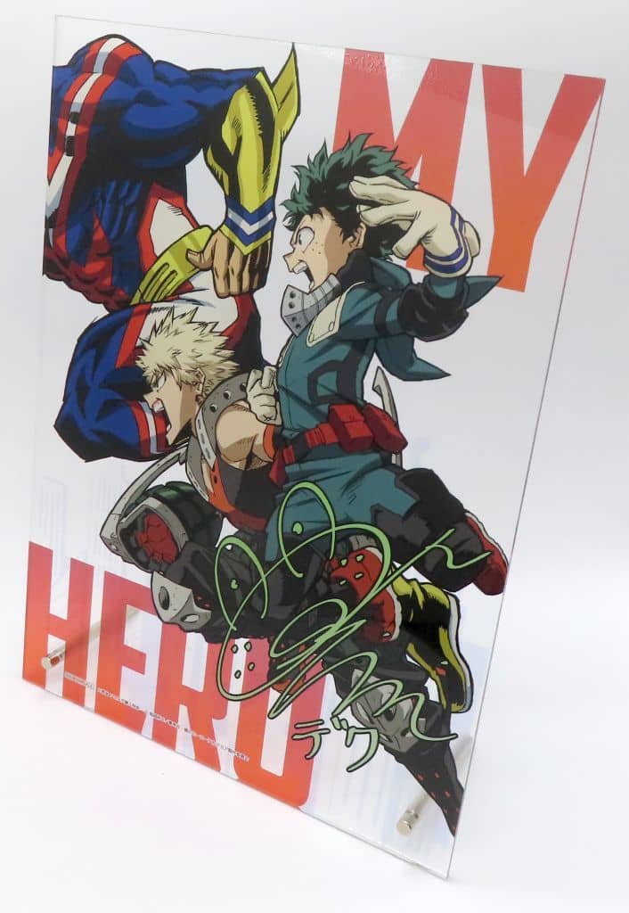 My Hero Academia Key Visual A4 Acrylic Art Board with Replica Signature Bunkyodo & Animega Limited Bonus for Purchasing All Volumes of Blu-ray/DVD 3rd Acrylic Stands [USED]