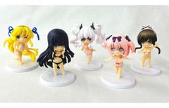Asuka, etc. Senran Kagura 2: Shinku Minnano Kuji Deformed Figure Prize F All 5 Types Set Trading Figure [USED]