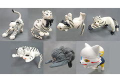 Kotora, etc. Touken Ranbu ONLINE Minnano Kuji Noodle Stopper Campaign Noodle Stopper Figure Petit Prize G All 7 Types Set Trading Figure [USED]