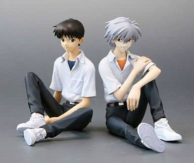 Shinji Kaoru School Uniform Ver. Neon Genesis EVANGELION 1/8 PVC Painted Finished Product Figure [USED]