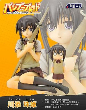 Tamaki Kawazoe Bamboo Blade 1/7 PVC Painted Finished Product Figure [USED]