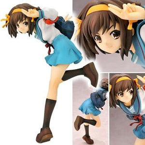 Haruhi Suzumiya School Uniform Ver. The Melancholy of Haruhi Suzumiya 1/8 PVC Painted Finished Product Figure [USED]