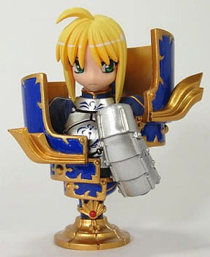 Saber Holy Grail Fate/stay night Realta Nua Fate Bust Collection PS2 Software Reservation Bonus Figure [USED]