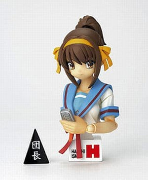 Haruhi Suzumiya Ponytail Ver. The Melancholy of Haruhi Suzumiya Haruhi Suzumiya Bust Collection Comptique December 2008 Issue Supplement Figure [USED]