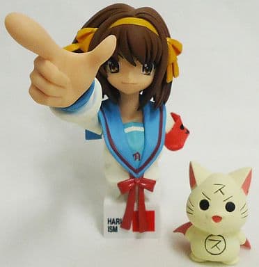 Haruhi Suzumiya Super Command Ver. The Melancholy of Haruhi Suzumiya Haruhi Suzumiya Bust Collection Kadokawa Shoten Cross-Media Campaign Newtype January 2009 Issue Supplement Figure [USED]