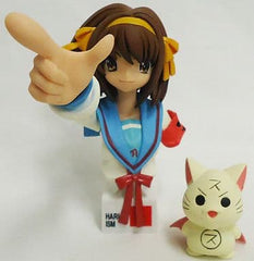 Haruhi Suzumiya Super Command Ver. The Melancholy of Haruhi Suzumiya Haruhi Suzumiya Bust Collection Kadokawa Shoten Cross-Media Campaign Newtype January 2009 Issue Supplement Figure [USED]