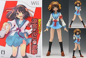 Haruhi Suzumiya Uniform Ver. Haruhi Suzumiya's turbulence Fraulein REVOLTECH Super Dx Pack Included Figures Figure [USED]