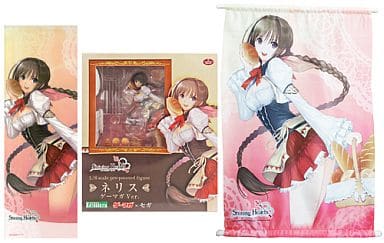 Neris Game Magazine Ver. Limited Edition Shining Hearts 1/8 PVC Painted Finished Product with Tapestry & Clear Poster Figure [USED]