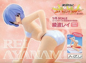 Rei Ayanami Swimsuit Ver. White Neon Genesis Evangelion 1/8 Cold-cast Painted Finished Product Figure [USED]