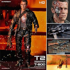 The Terminator 2 T-800 Battle Damage Ver. HD Masterpiece Collection 1/4 Figure [USED]