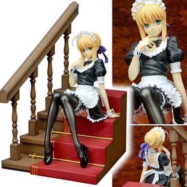 Saber Delusional Maid Ver. Fate/hollow ataraxia 1/7 Painted Finished Product Figure [USED]