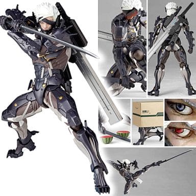 Metal Gear Rising: Revengeance Raiden Revoltech Yamaguchi No.140 Figure [USED]