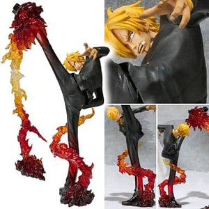 Sanji One Piece Figuarts Zero Diable Jambe Garyu Tensei Shot Battle Ver. Figure [USED]