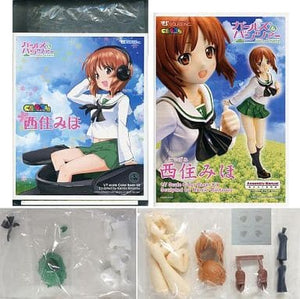 Miho Nishizumi Girls und Panzer Caragmin 1/7 Color Resin Cast Kit Volks Shop & Hobby Tengoku Web Limited Figure [USED]