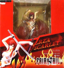 Fairy Tail Erza Scarlet Hakama Ver. PVC Painted Finished Product 1/8 Monthly Hobby Japan Magazine Mail Order & EC Limited Figure [USED]