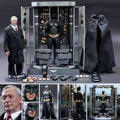 The Dark Knight Alfred Pennyworth Batsuit Storage Movie Masterpiece Action Figure 1/6 Figure [USED]