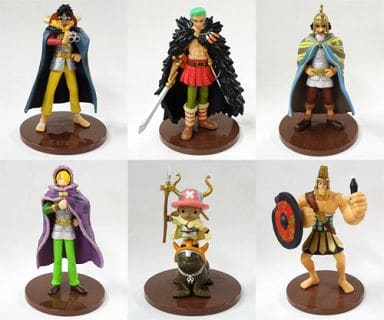 Roronoa Zoro, etc. Pepsi Nex 500ml x One Piece Tokusei Figure All 6 Types Set Figure [USED]