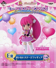 Cure Lovely Happiness Charge Precure! Ichiban Kuji 10 Yearly Party! Oiwai Stage Figure Prize E Figure [USED]