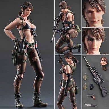 Metal Gear Solid V: The Phantom Pain Quiet PLAY ARTS Kai Figure [USED]