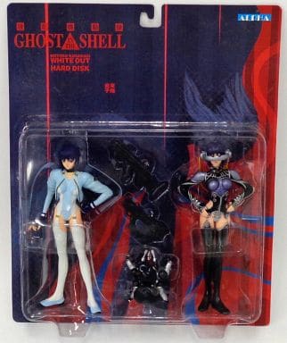 Motoko Kusanagi White Out Hard Disk Ghost in The Shell Painted Finished Product 2 Piece Set Figure [USED]