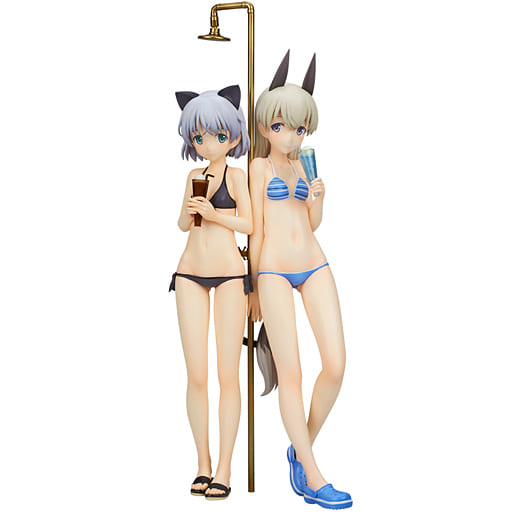 Sanya Eira Swimsuit Ver. Strike Witches 2 1/8 Painted Finished Product Figure [USED]