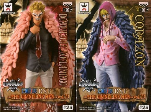 Donquixote Doflamingo, etc. One Piece DXF THE GRANDLINE MEN Vol.23 All 2 Types Set Figure [USED]