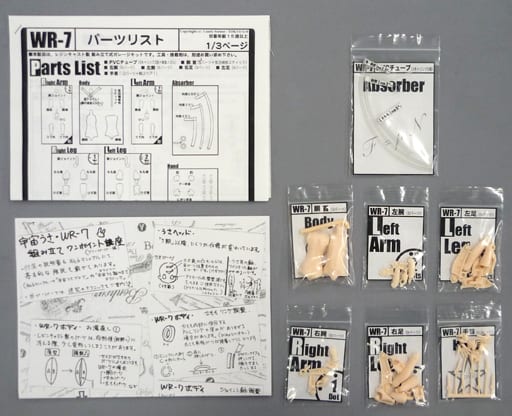 Girl-Type Movable Body Normal Skin WR-7 1/12 Resin Cast Kit Figure [USED]