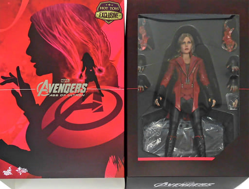 Avengers: Age of Ultron Scarlet Witch New Avengers Ver. Movie Masterpiece Action Figure 1/6 MARVEL Harajuku Pop-Up Store Exclusive Figure [USED]
