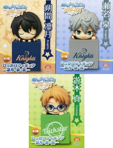 Ritsu Sakuma, etc. Ensemble Stars! Hikkake Figure Ritsu Izumi Makoto All 3 Types Set Figure [USED]