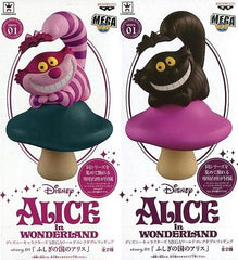 Cheshire cat Alice in Wonderland MEGA World Collectable Figure story.01 All 2 Types Set Figure [USED]