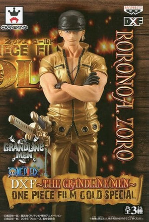 Roronoa Zoro One Piece DXF THE GRANDLINE MEN Film Gold Special Namco Limited Figure [USED]