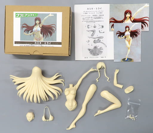 Gundam Build Fighters Try Mirai Kamiki Swimsuit Ver. Resin Cast Kit Chara Hobby 2015 C3 Hobby Exclusive Figure [USED]