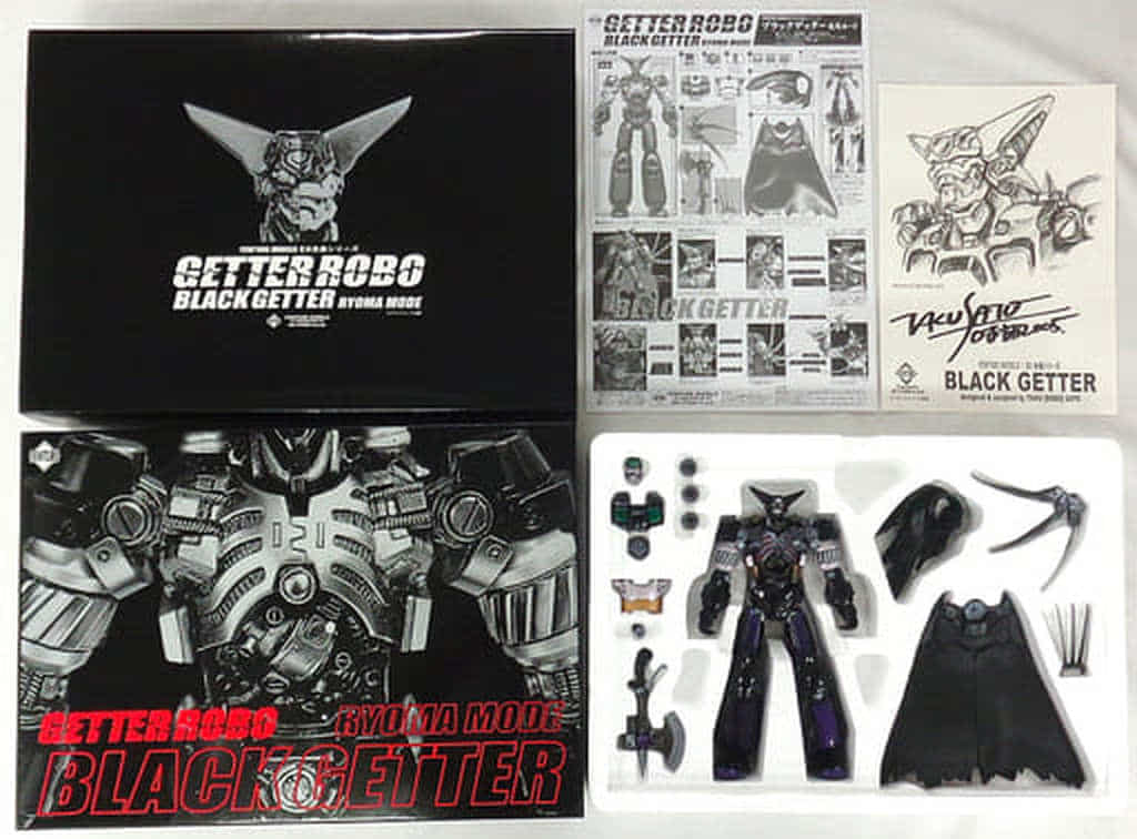 Getter Robo Black Getter Ryoma Mode EX Gokin Figure [USED]
