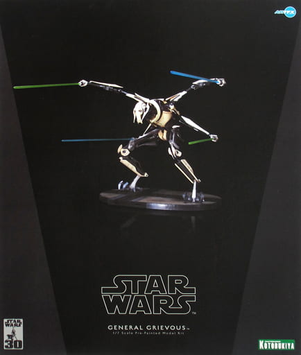 Star Wars: Episode 3 Revenge of the Sith General Grievous ARTFX PVC Painted Simple Assembly Kit 1/7 Figure [USED]