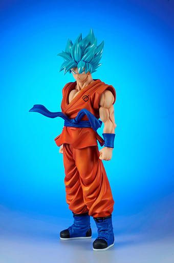 Son Goku SSGSS Dragon Ball Super Gigantic Series PVC Painted Finished Product Figure [USED]