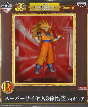 Super Saiyan 3 Son Goku Dragon Ball Ichiban Kuji Anime 30th Anniversary Prize B Figure [USED]