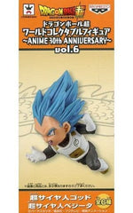 Super Saiyan God Super Saiyan Vegeta Dragon Ball Super World Collectable Figure ANIME 30th ANNIVERSARY Vol.6 Figure [USED]