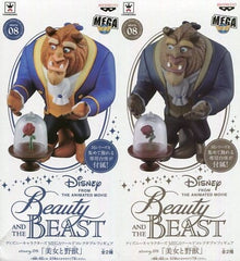 Beast, etc. Beauty and the Beast Disney Characters MEGA World Collectable Figure story.08 All 2 Types Set Figure [USED]