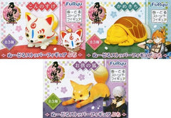 Konnosuke, etc. Touken Ranbu ONLINE Noodle Stopper Figure Petit All 3 Types Set Figure [USED]