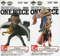 Crocodile, etc. One Piece Ichiban Kuji Figure Selection Extra Closet Re: Members Log World Collectable Figure Alabasta Prize E All 2 Types Set Figure [USED]