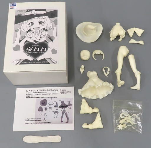 Nene Sakura Mega Ryushi Requiem Shoot Ver. NEW GAME! Garage Kit Wonder Festival 2017 Winter & Event Limited Figure [USED]