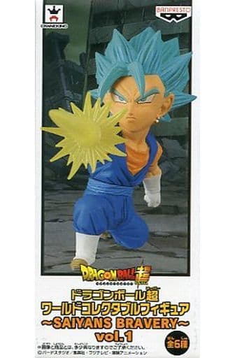 Super Saiyan God Super Saiyan Vegetto Dragon Ball Super World Collectable Figure Saiyans Bravery Vol.1 Figure [USED]