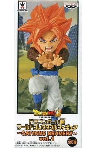 Super Saiyan 4 Gogeta Dragon Ball Super World Collectable Figure Saiyans Bravery Vol.1 Figure [USED]